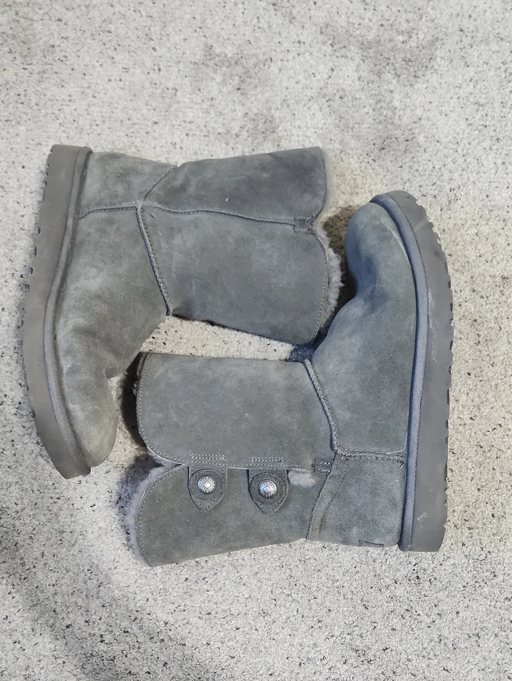 UGG Marciela II Grey Boot Sz 11 Style 1104375